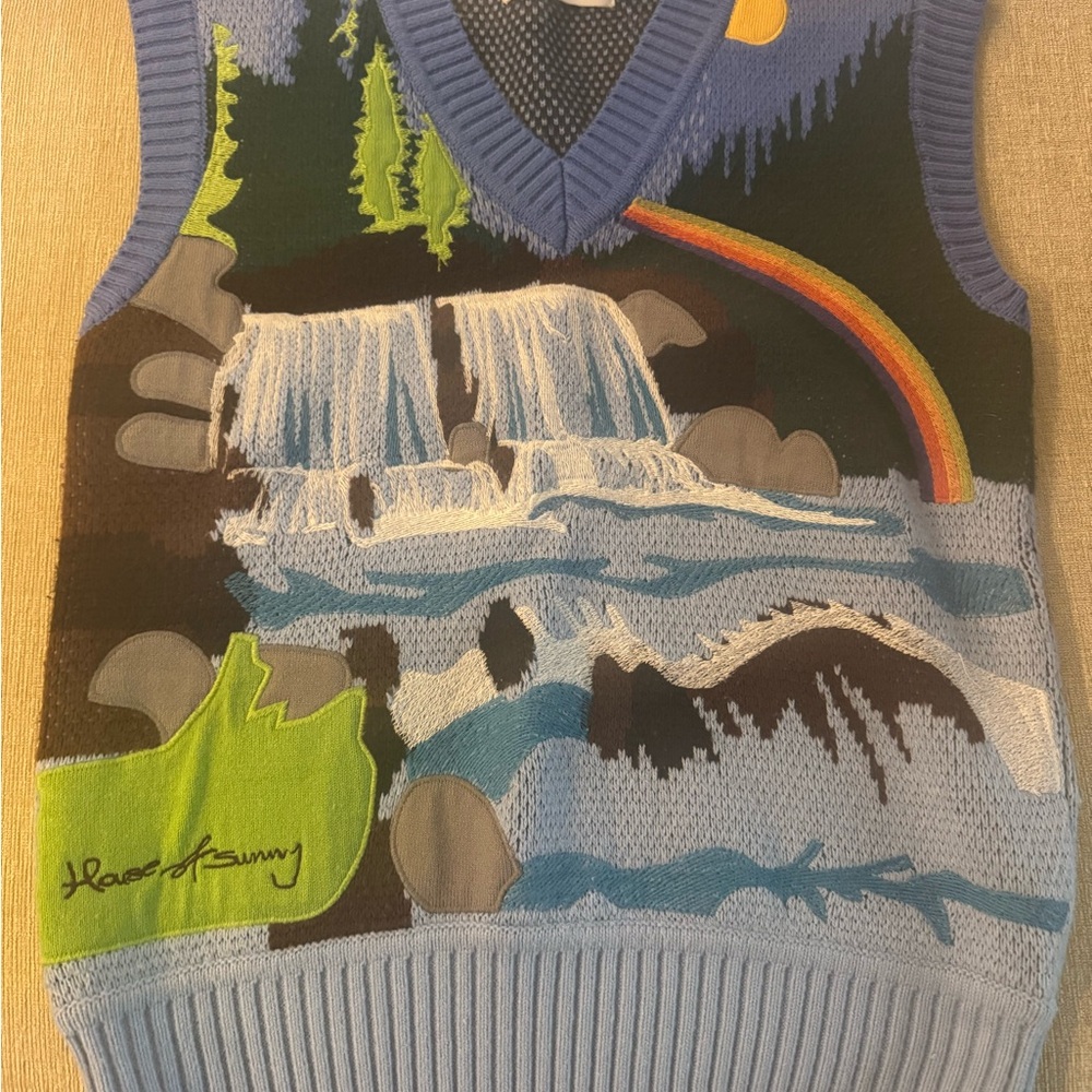 House of Sunny Chasing Waterfalls V-Neck Sweater